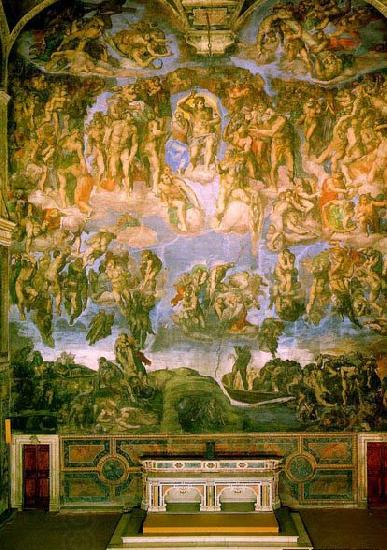 Michelangelo Buonarroti Last Judgment oil painting picture